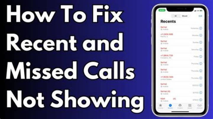 How to Fix Missed Facetime Calls Not Showing? - SarkariResult