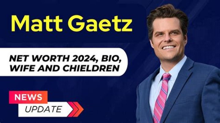 Matt Gaetz Net Worth 2023 : Age, Height, Bio, Wealth & More - SarkariResult